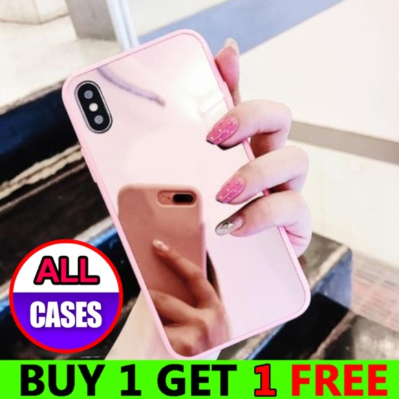 NEW iPhone 11/Pro/Max/XR/XS/X/7/8/Plus Mirror Case - Picture 3 of 5
